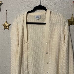 Luisa Spagnoli Cream Knit Sweater